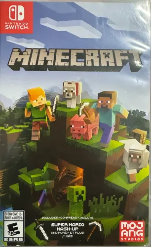 Minecraft Nintendo Switch Mídia Física Original Perfeito Estado