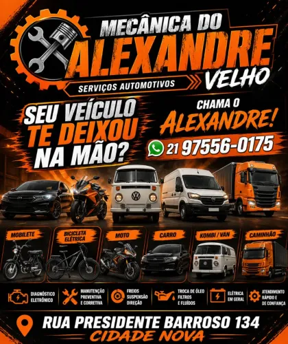 Carro quebrou? Chama o velho
