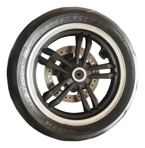 Roda Dianteira + Pneu + Disco de Freio - Voltz Ev1 Sport
