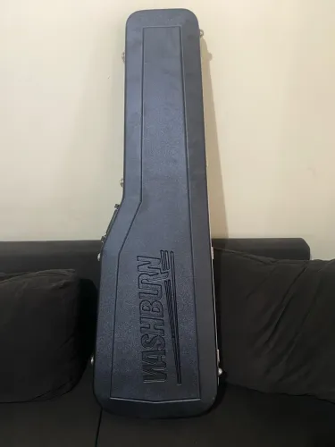 HARD CASE DE FIBRA WASHBURN PARA CONTRA-BAIXO