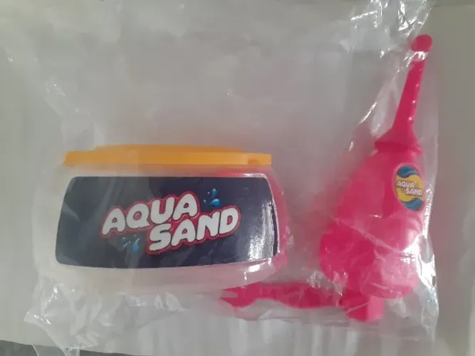 BRINQUEDO AREIA DIVERTIDA OU MÁGICA. AQUA SAND