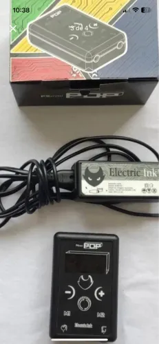 Máquina de tatuagem: Fonte PS MINI POP ELETRIC INK  Máquina Rotativa ELETRIC INK