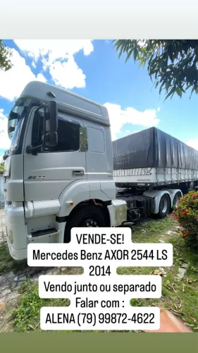 Caminhão Mercedes AXOR 2544 LS 2014