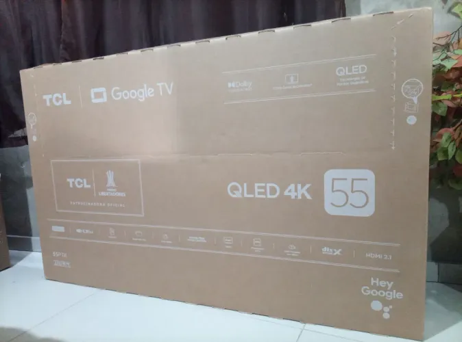 TV SMART 55 POLEGADAS NA CAIXA