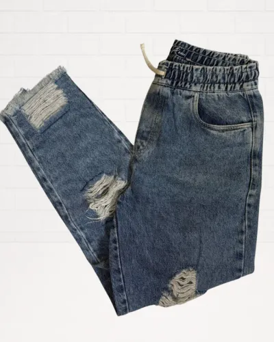 calça jeans la rossi destroyed 38