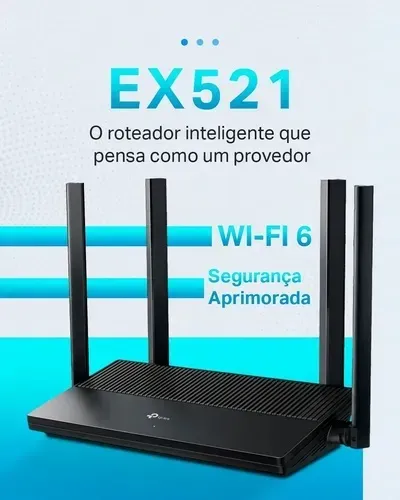 Roteador TP-link Wi-Fi 6 EX521