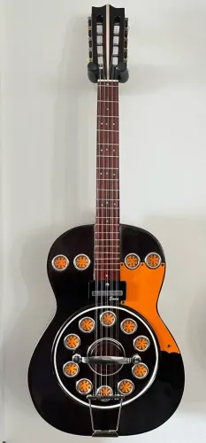 Viola caipira dinamica eletroacústica de Jacarandá feita a mão