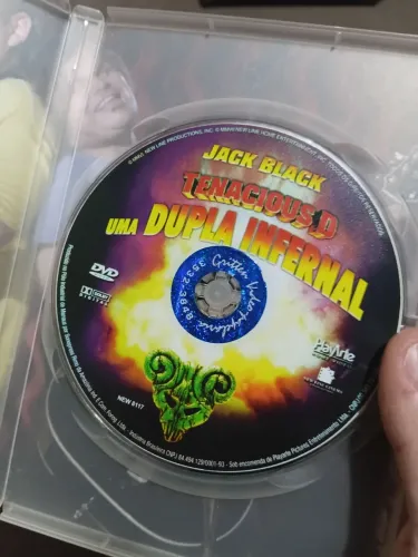 DVD Tenacious D. Jack Black. ORIGINAL. COM MARCAS DE USO MAS FUNCIONANDO.