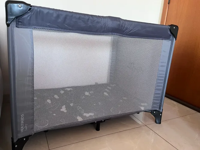 Berço Portátil Cercado Multikids Baby Dobrável Excelente Estado