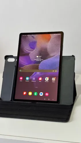 Samsung Galaxy Tab S7 FE 12.4" 4G (SM-T735) 6GB/128GB + Capinha + Caneta S Pen Original