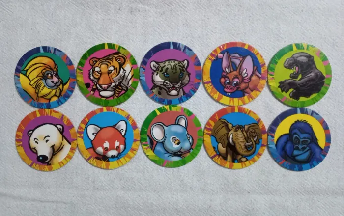 10 Tazos Zapão Ping Pong