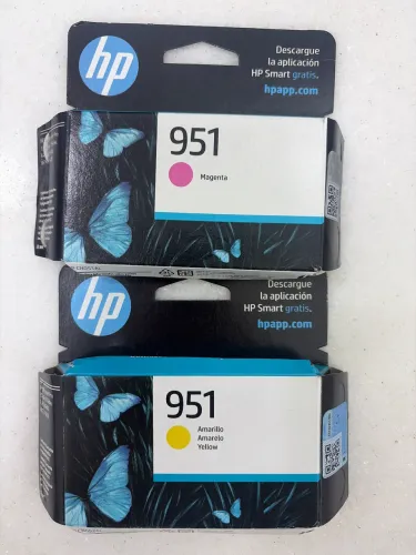Cartuchos originais 951 HP 8600 duas peças