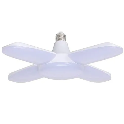 Lâmpada Led 60w Formato de Hélice Articulada Branco E27 Lampada Bivolt