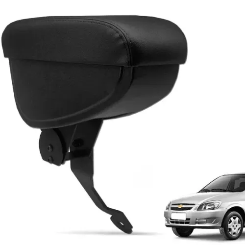 Apoio de Braço Chevrolet Celta 01 à 16 / Prisma 07 à 12 - Preto C/ Linha Preta - N400723
