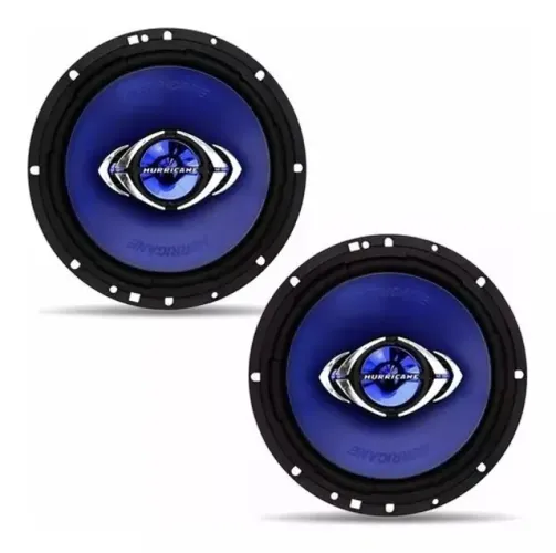 Kit Alto Falante 6 Pol Cm6 130w Rms Hurricane Quadriaxial