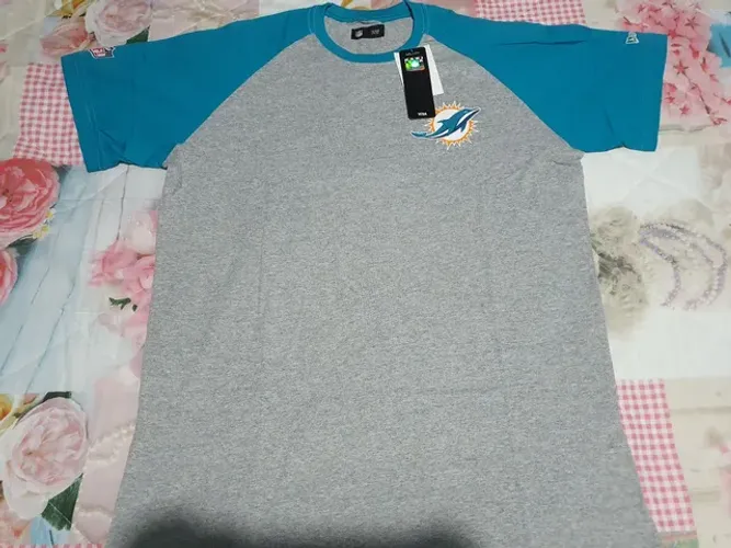 Camisa New Era Original NFL tam G Dolphins Nova Zerada na etiqueta 