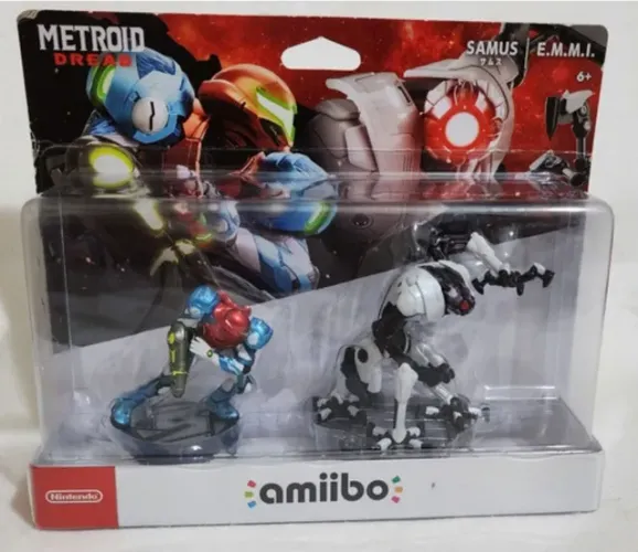 NINTENDO AMIIBO METROID DREAD SAMUS E E.M.M.I