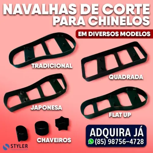 Navalhas de Corte Para Chinelos