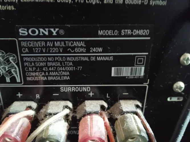 Receiver sony mod dh820