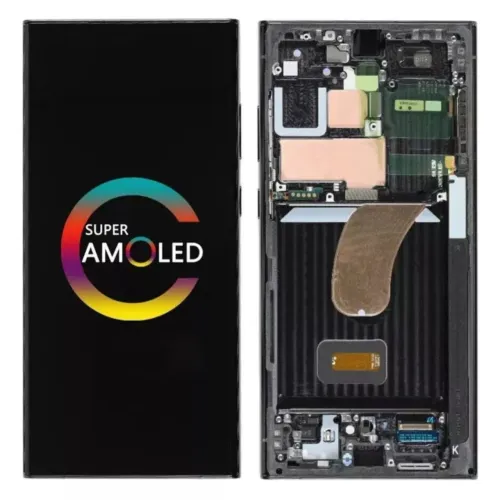 Tela Display Samsung S23 Ultra completa com moldura 