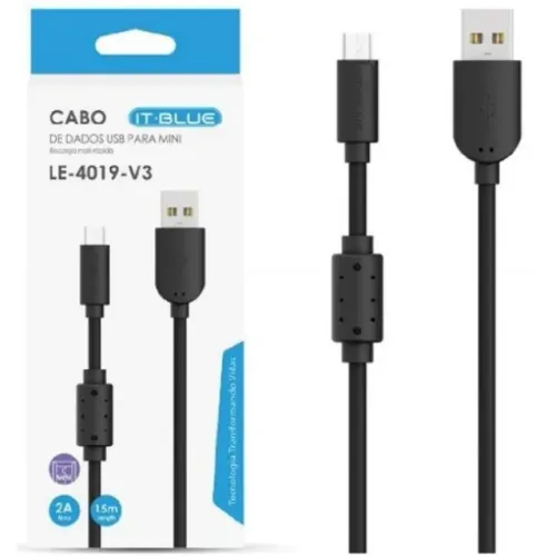 Cabo Usb + V3 150Cm 2A Le-4019-V3 Loja Coimbra Computadores Entregamos