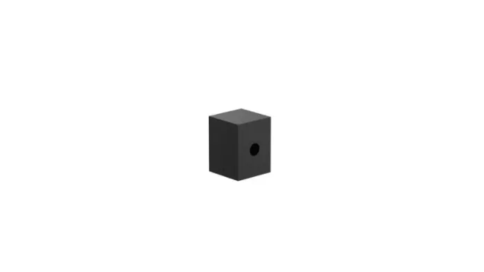 Balizador Preto Quadrado 4022 Interlight