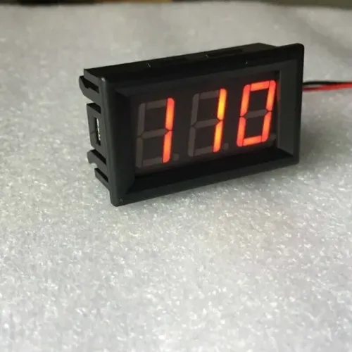 Display Voltímetro DC 4.5-30V Led Digital Medidor de Tensão Digital de dois fios 0.56 Pole