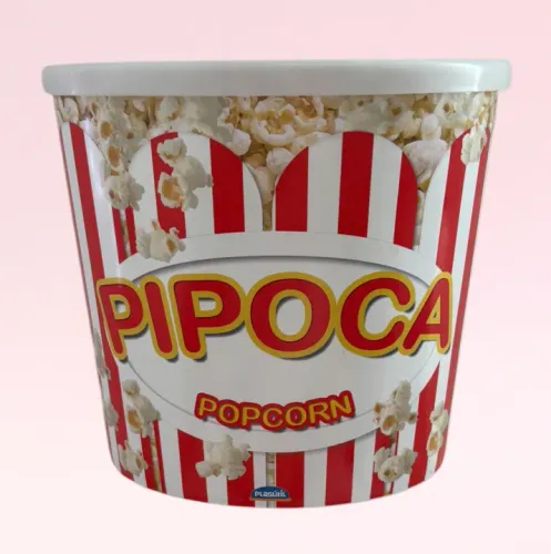 Balde de Pipoca para Cinema em Casa