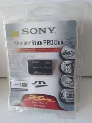 Cartão de Memória Sony Memory Stick Pro Duo 256MB