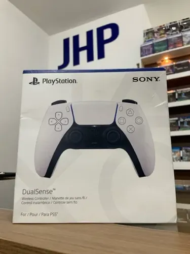 Controle Sem Fio DualSense Branco Original PS5 Novo | Parcela Sem Juros | Loja Física 