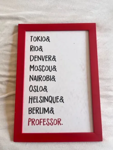 Quadro Decorativo La Casa de Papel