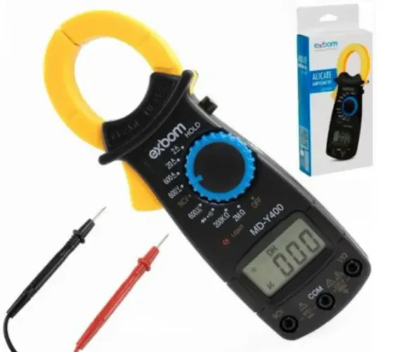 Alicate Amperímetro Digital Profissional Exbom MD-Y400