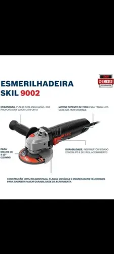 Esmerilhadeira e lixadeira skil 700w 