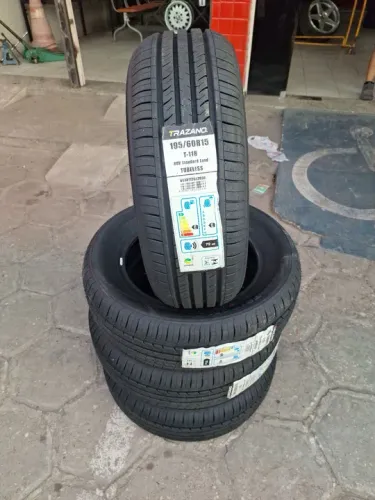Promoção Pneu 195/60R15 88V Trazano Novo( ACEITO CREDISHOP)