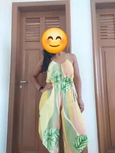 Macacão estampado floral