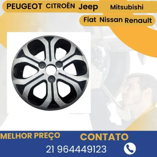 Roda Renault Kwid Aro 14 3x100    etq1194