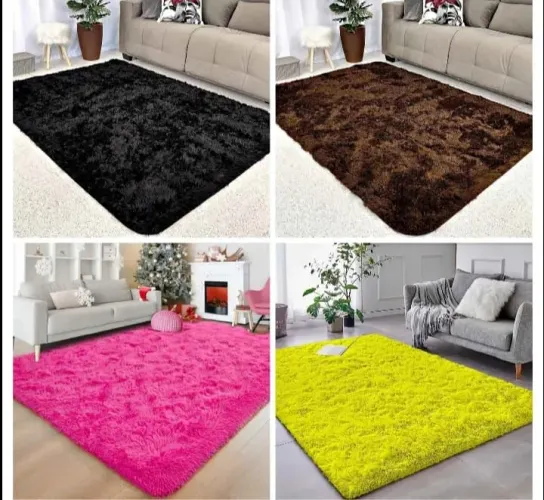 Tapetes Peludos Decorativos - Várias Cores