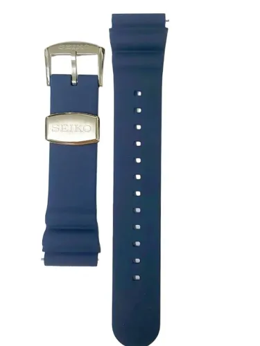 Pulseira em silicone para relógio seiko turtle Monster Tuna 22mm Azul