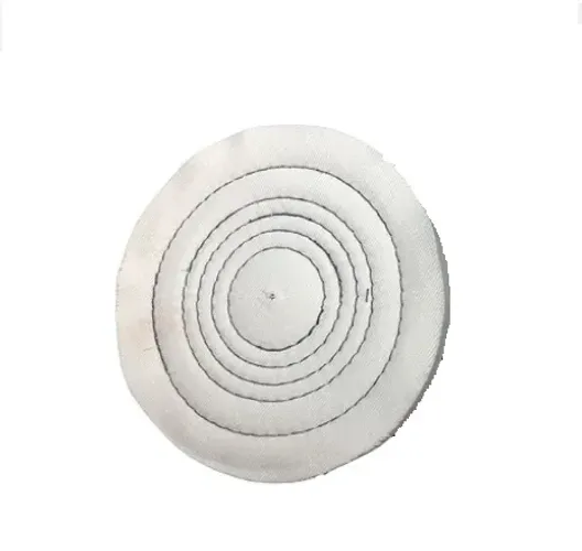 Roda de Pano para Polimento - Roda de Pano Branca 6" - 15cm