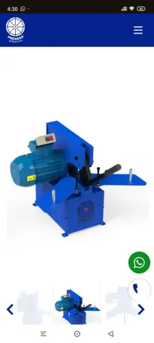 Máquina de cortar mangueira hidráulica modelo MC 300