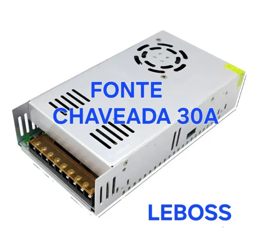 Fonte chaveada 30A Leboss