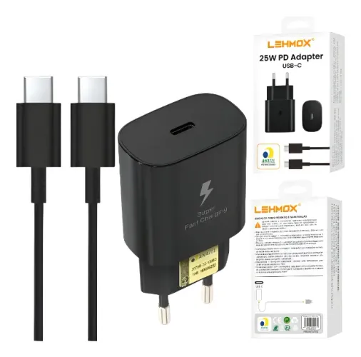 Carregador Para Samsung / Motorola / Xiaomi, Etc.. Ultra Fonte Tipo C 25w Turbo C 