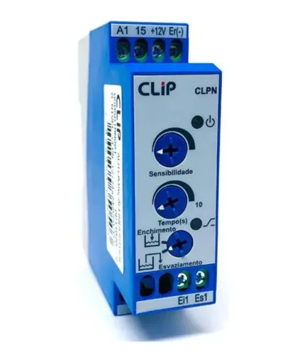 Relé Monitor De Nível Clip Clpn 12/24vcc A 24/242vac/vcc