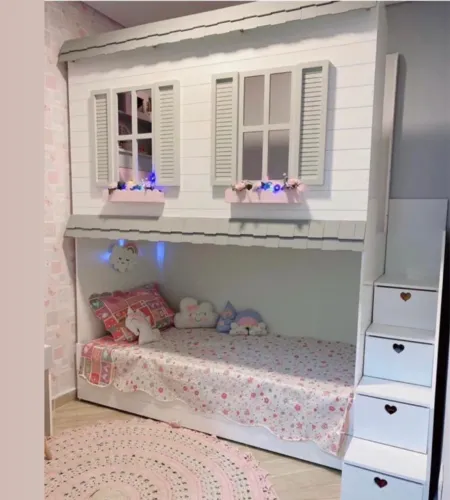 CAMA TRILICHE CASA DE MADEIRA