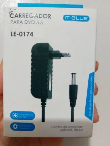 Carregador 12v 5.5 IT-BLUE LE-0174