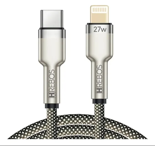 Cabo USB-C para iPhone 27W - Hrebos - 1 metro