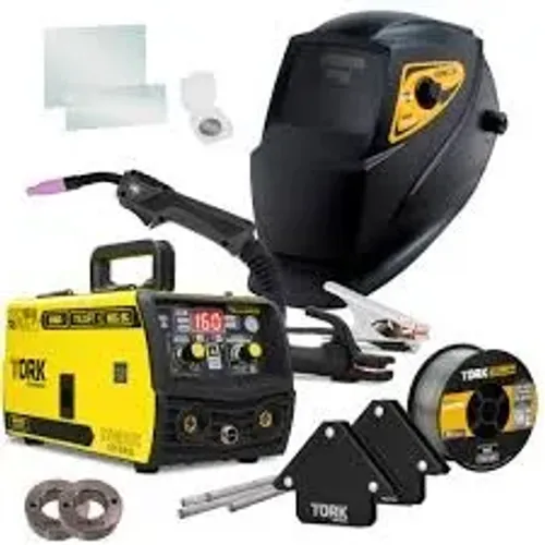 Maquina Solda Inversora Mig Sem Gás 160a Mma Tig Trisolda Cor Amarelo Tork Kab160