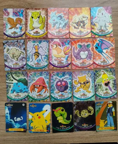 Lote Cards Pokémon Topps Series 1 - 20 unidades
