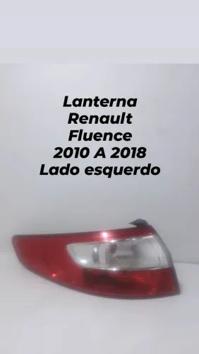Lanterna traseira Renault fluence 2010 A 2018 lado esquerdo original