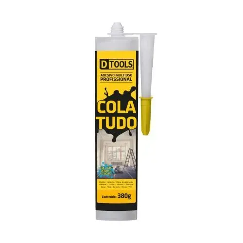 Cola Tudo Branco/Cinza 380G Dtools
